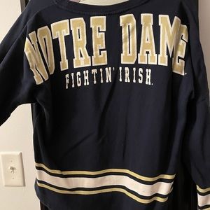 Women’s Notre Dame crew neck sweatshirt